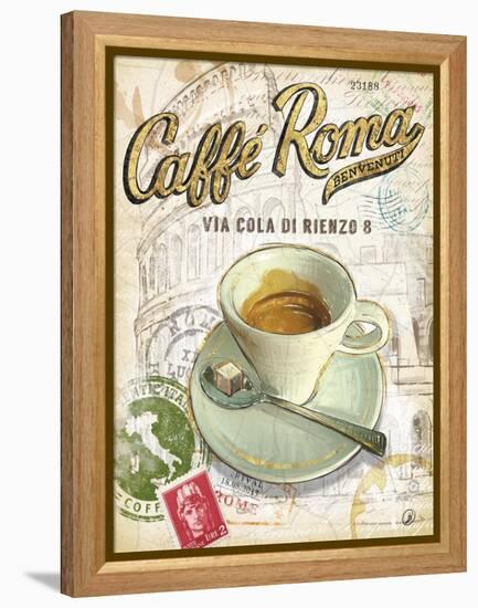 Caffe Roma-Chad Barrett-Framed Stretched Canvas