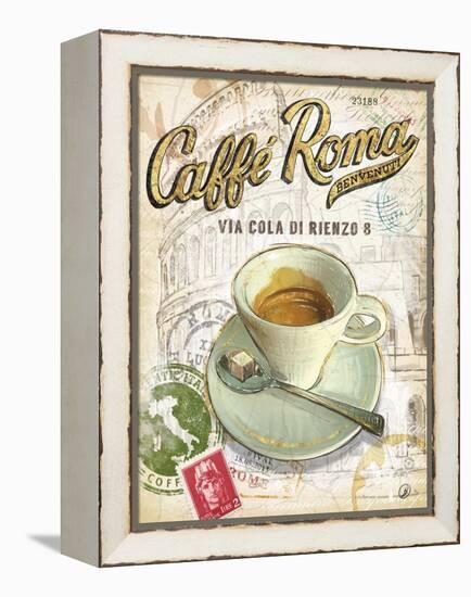 Caffe Roma-Chad Barrett-Framed Stretched Canvas
