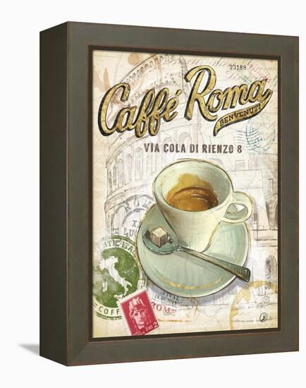 Caffe Roma-Chad Barrett-Framed Stretched Canvas