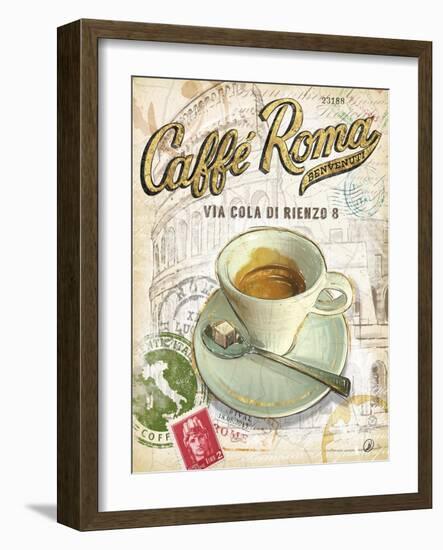 Caffe Roma-Chad Barrett-Framed Art Print