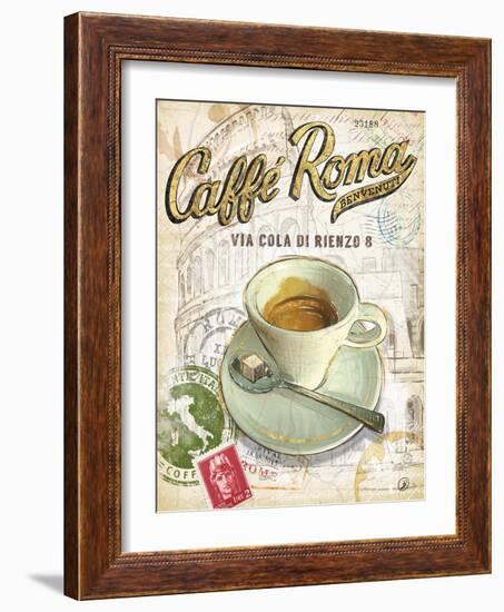 Caffe Roma-Chad Barrett-Framed Art Print