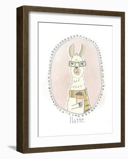 Caffeinated Cutie II-null-Framed Art Print