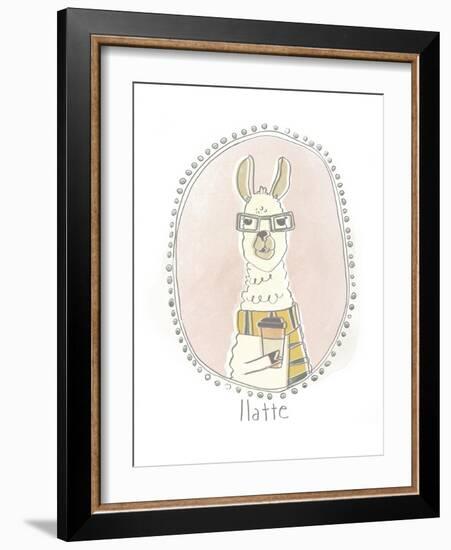 Caffeinated Cutie II-null-Framed Art Print