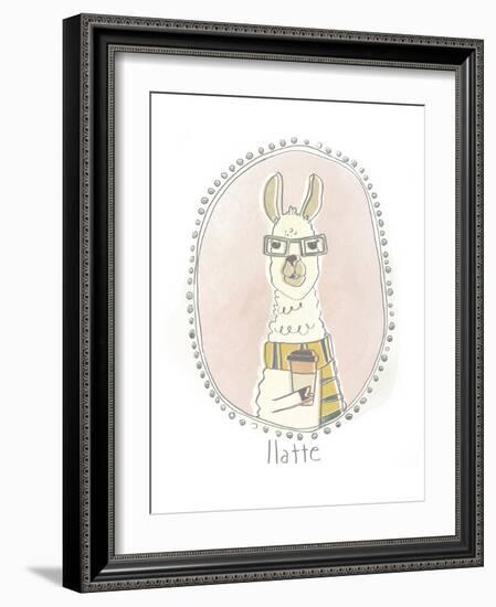 Caffeinated Cutie II-null-Framed Art Print