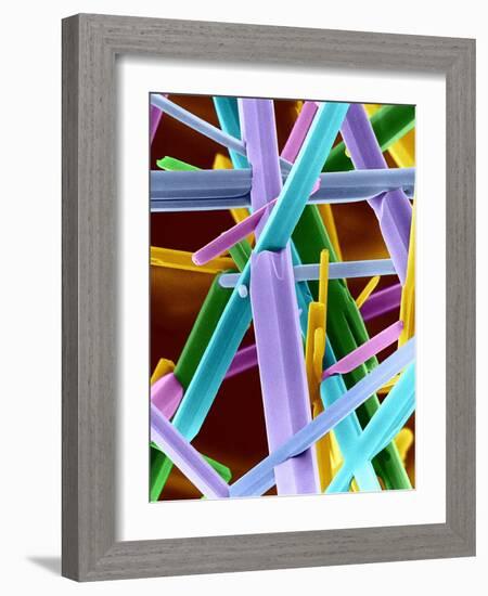 Caffeine Crystals, SEM-Dr. Jeremy Burgess-Framed Photographic Print