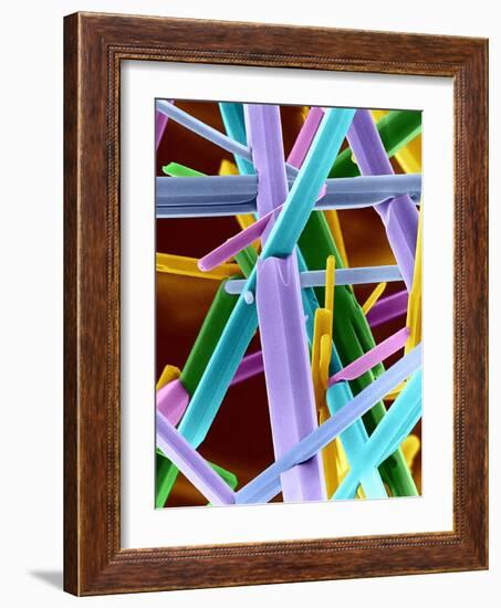 Caffeine Crystals, SEM-Dr. Jeremy Burgess-Framed Photographic Print