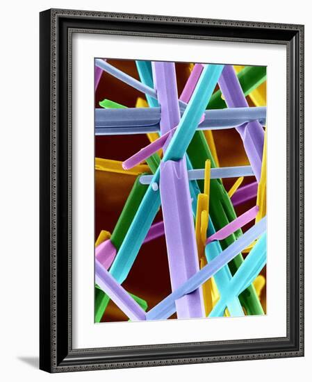 Caffeine Crystals, SEM-Dr. Jeremy Burgess-Framed Photographic Print