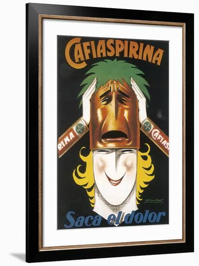 Cafiaspirina-Achille Luciano Mauzan-Framed Art Print