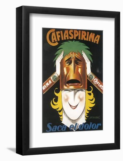 Cafiaspirina-Achille Luciano Mauzan-Framed Art Print