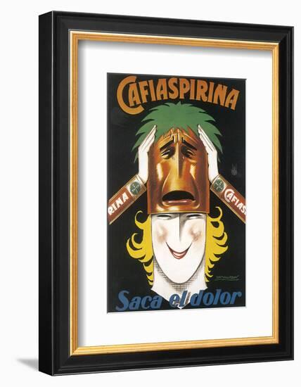 Cafiaspirina-Achille Luciano Mauzan-Framed Art Print