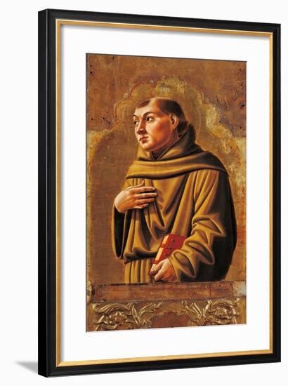 Cagli Polyptych, St. Anthony of Padua-l'Alunno di Liberatore-Framed Art Print