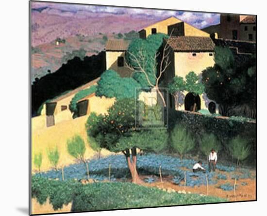 Cagnes-Félix Vallotton-Mounted Art Print