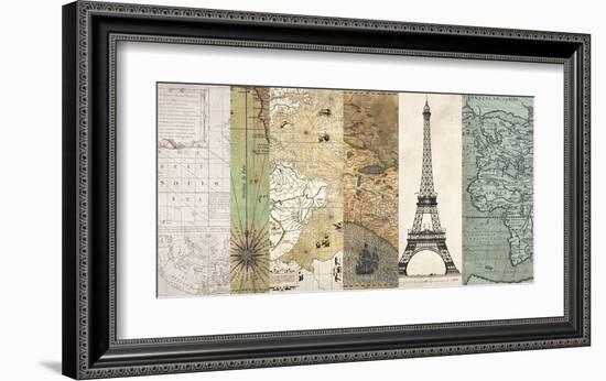 Cahiers de voyage I-Joannoo-Framed Art Print