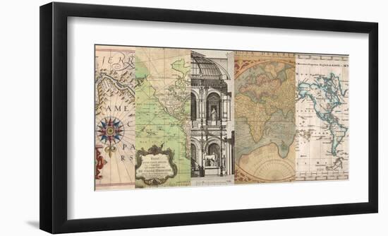 Cahiers de voyage II-Joannoo-Framed Art Print