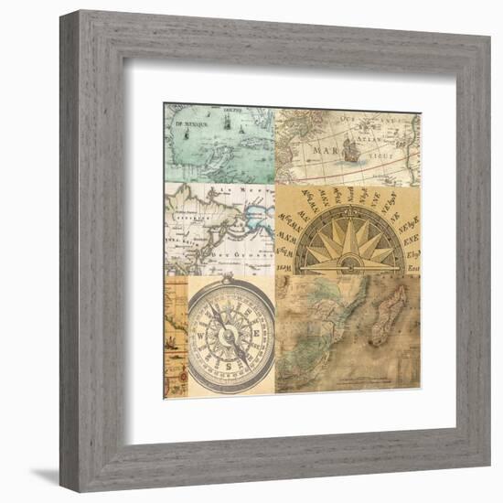 Cahiers de voyage III-Joannoo-Framed Art Print