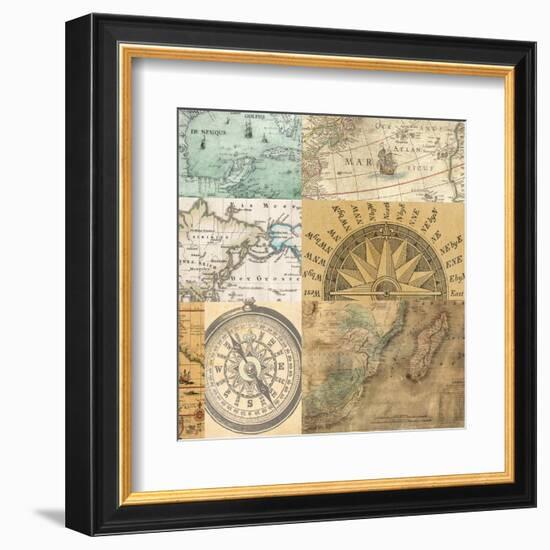 Cahiers de voyage III-Joannoo-Framed Art Print