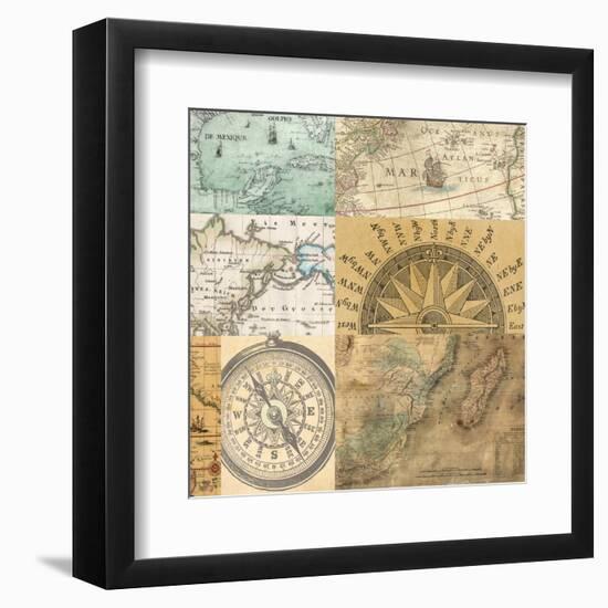 Cahiers de voyage III-Joannoo-Framed Art Print