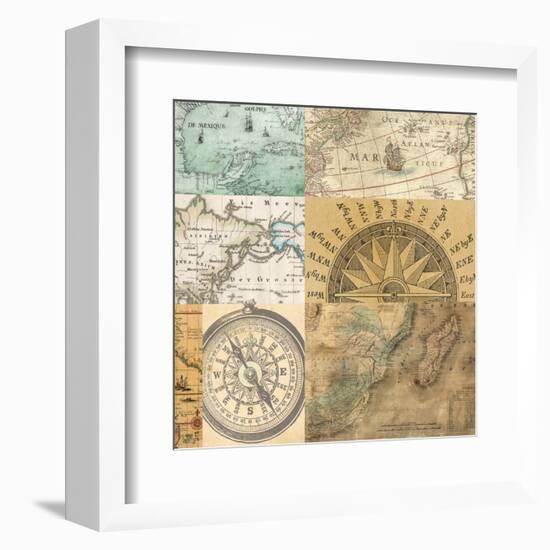 Cahiers de voyage III-Joannoo-Framed Art Print