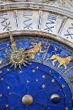 Detail of the Clock Face on the Torre Dell in the Piazza San Marco, San Marco, Venice-Cahir Davitt-Photographic Print