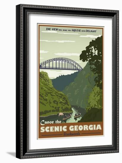 Cahulawasee River-Steve Thomas-Framed Giclee Print