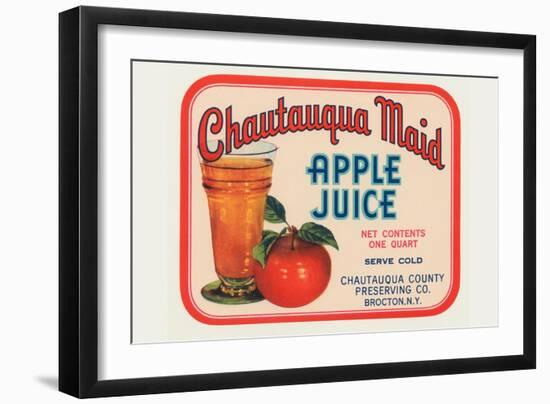 Cahutauqua Maid Apple Juice-null-Framed Premium Giclee Print