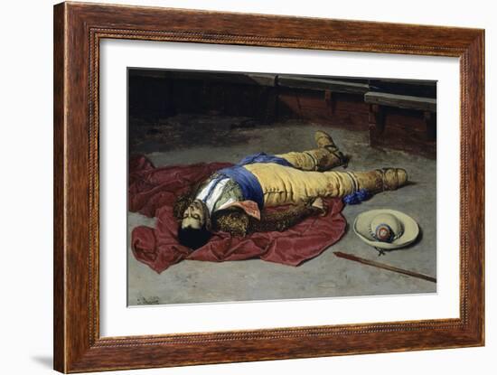 Caida Mortal, 1863-Jose Maria Chavez Ortiz-Framed Giclee Print