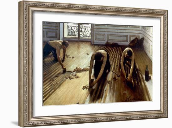 Caillebotte: Planers, 1875-Gustave Caillebotte-Framed Giclee Print