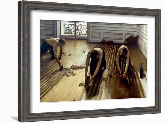 Caillebotte: Planers, 1875-Gustave Caillebotte-Framed Giclee Print