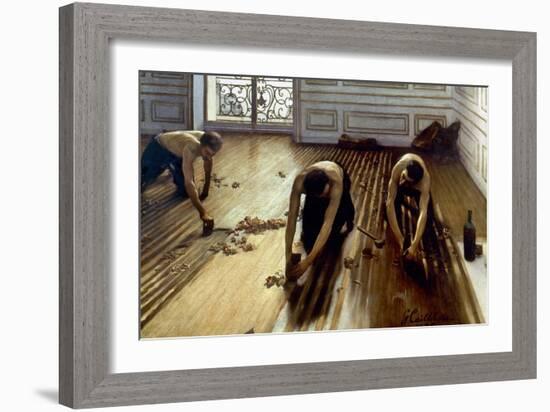 Caillebotte: Planers, 1875-Gustave Caillebotte-Framed Giclee Print