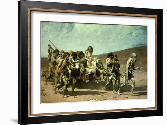 Cain, 1880-Fernand Cormon-Framed Giclee Print