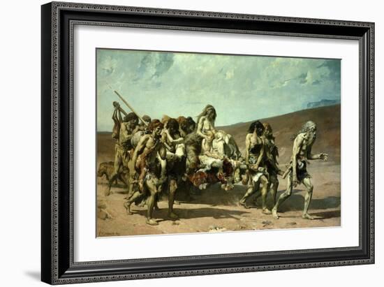 Cain, 1880-Fernand Cormon-Framed Giclee Print
