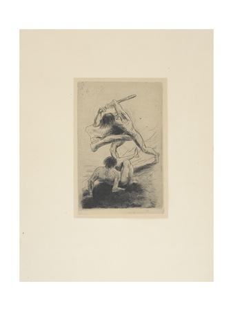 Cain And Abel 1886 Giclee Print By Odilon Redon Art Com