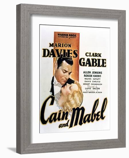 Cain and Mabel - Movie Poster Reproduction-null-Framed Photo