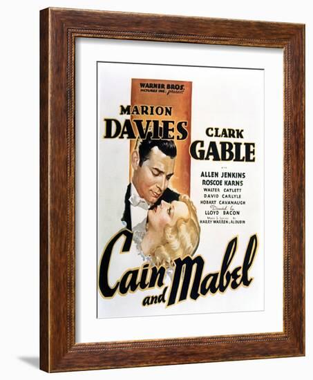 Cain and Mabel - Movie Poster Reproduction-null-Framed Photo