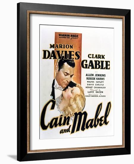 Cain and Mabel - Movie Poster Reproduction-null-Framed Photo