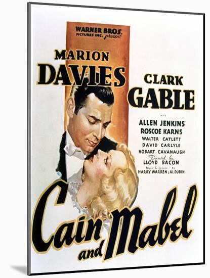 Cain and Mabel - Movie Poster Reproduction-null-Mounted Photo