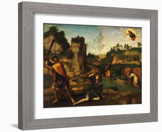 Cain Killing Abel, 1510-1515-Mariotto Albertinelli-Framed Giclee Print