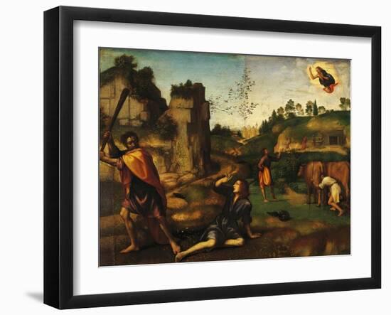 Cain Killing Abel, 1510-1515-Mariotto Albertinelli-Framed Giclee Print