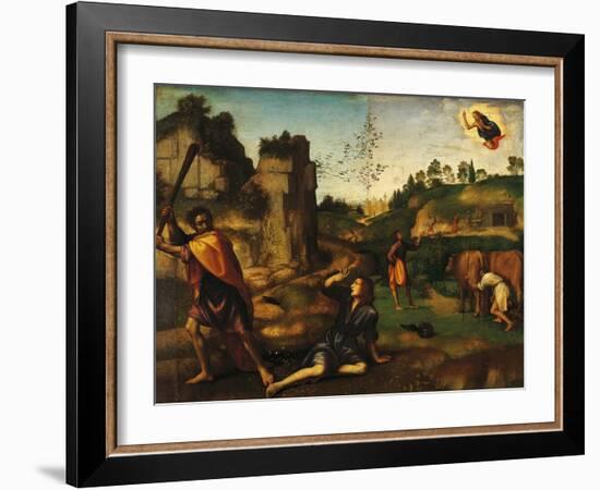 Cain Killing Abel, 1510-1515-Mariotto Albertinelli-Framed Giclee Print