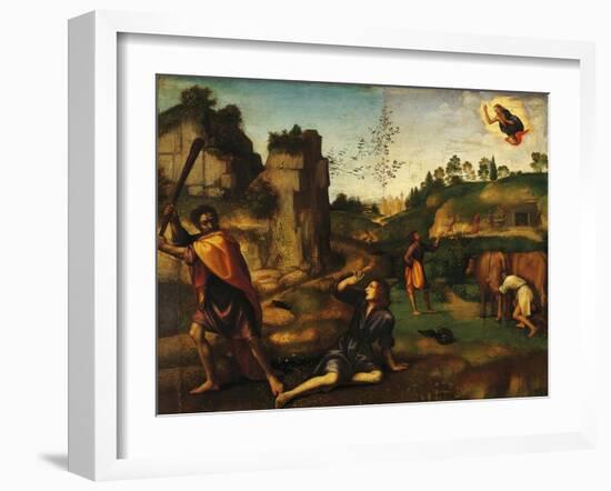 Cain Killing Abel, 1510-1515-Mariotto Albertinelli-Framed Giclee Print