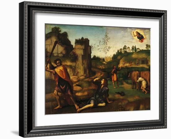 Cain Killing Abel, 1510-1515-Mariotto Albertinelli-Framed Giclee Print