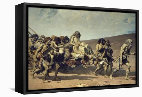 Cain, No, 21 the Conscience, from 'The Legend of the Centuries', 1880-Fernand Cormon-Framed Premier Image Canvas