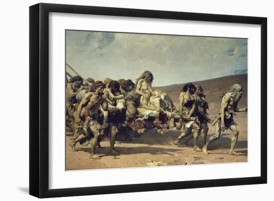 Cain, No, 21 the Conscience, from 'The Legend of the Centuries', 1880-Fernand Cormon-Framed Giclee Print