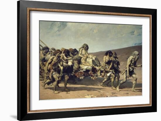 Cain, No, 21 the Conscience, from 'The Legend of the Centuries', 1880-Fernand Cormon-Framed Giclee Print