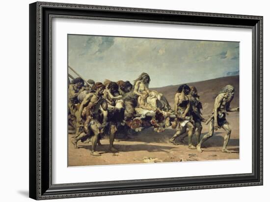 Cain, No, 21 the Conscience, from 'The Legend of the Centuries', 1880-Fernand Cormon-Framed Giclee Print