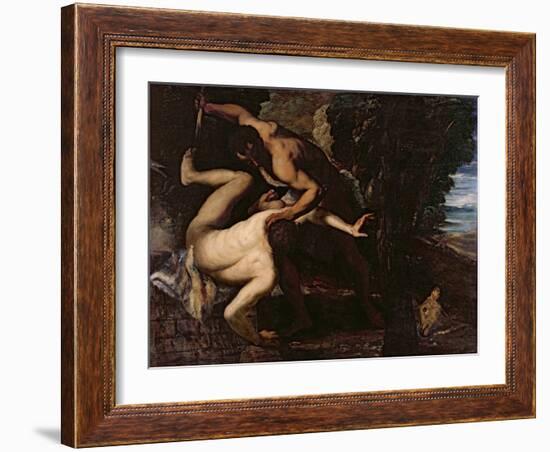 Cain Slaying Abel-Jacopo Robusti Tintoretto-Framed Giclee Print