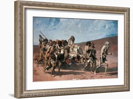 Cain-Fernand Cormon-Framed Art Print