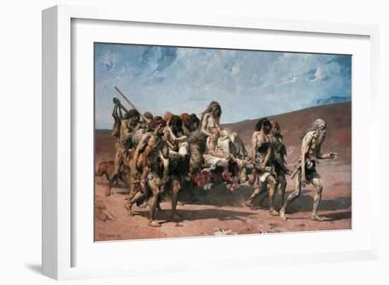 Cain-Fernand Cormon-Framed Art Print