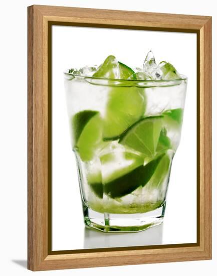 Caipirinha - National Cocktail Of Brazil Made With Cachaca, Sugar And Lime-svry-Framed Premier Image Canvas