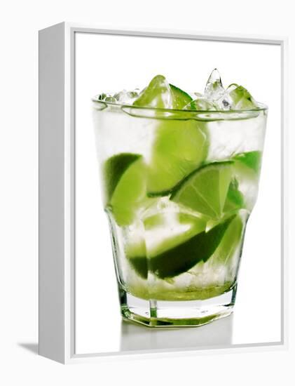 Caipirinha - National Cocktail Of Brazil Made With Cachaca, Sugar And Lime-svry-Framed Premier Image Canvas